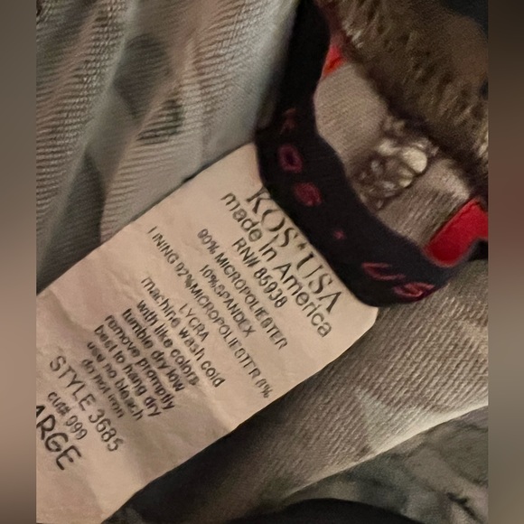 KOS USA Camo Crop Capri Pants L Large - Picture 3 of 5